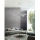 Chrome Aluminium & Crystal AdjusTable LED 40 Watt 2400Lm 3000 IP20 L: 64 W: 44 H: 120 cm 7403001