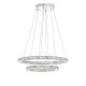 Chrome Aluminium & Crystal AdjusTable LED 40 Watt 2400Lm 3000 IP20 L: 64 W: 44 H: 120 cm 7403001