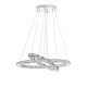 Chrome Aluminium & Crystal AdjusTable LED 40 Watt 2400Lm 3000 IP20 L: 64 W: 44 H: 120 cm 7403001