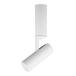 Sandy White Aluminium LED COB 13 Watt Cree 1140Lm 3000K IP20 CRI 90 Adjustable Philips Driver D: 5 H1: 14 H2: 28 cm