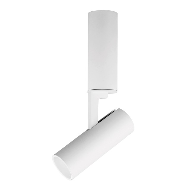Sandy White Aluminium LED COB 13 Watt Cree 1140Lm 3000K IP20 CRI 90 Adjustable Philips Driver D: 5 H1: 14 H2: 28 cm