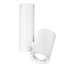 Sandy White Aluminium LED GU10 1x10 Watt IP20 220-240 Volt Bulb Excluded D: 6 H1: 11 H2: 29 cm
