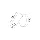 Wall Lamp Black Metal  Touch switch on/off & dimmable GU10 1x40 7410401