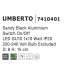 Wall Lamp Black Metal  Touch switch on/off & dimmable GU10 1x40 7410401