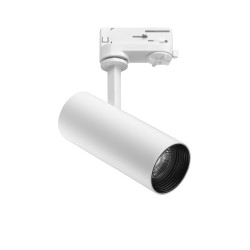 White Aluminium 12W Philips D:6.1 H:21 886Lm 3000K IP20