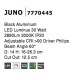 Black Aluminium 30W Philips Luminus D:14 H:16-26.3 2490Lm 3000K IP20