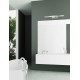 Chrome Aluminium & Acrylic LED 12W 874Lm 3000 IP44 L: 49 W1: 3 W2: 9 H: 6.5 cm 787001