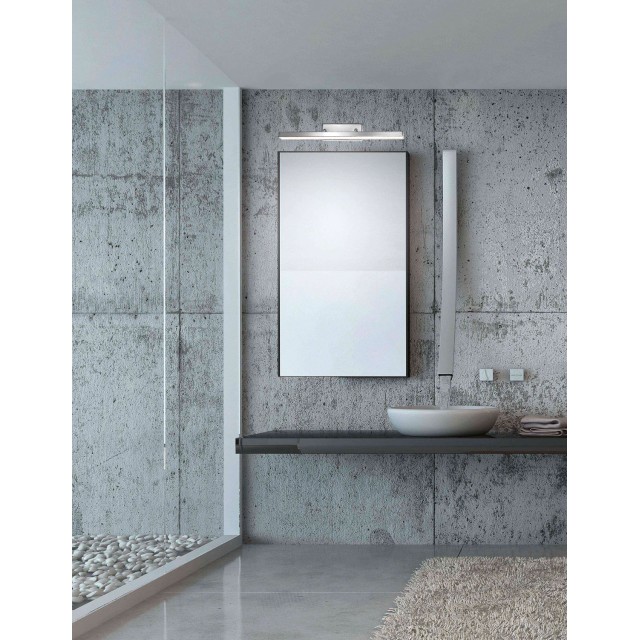 Chrome Aluminium & Acrylic LED 12W 874Lm 3000 IP44 L: 49 W1: 3 W2: 7.5 H: 6.5 cm 787003