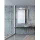 Chrome Aluminium & Acrylic LED 12W 874Lm 3000 IP44 L: 49 W1: 3 W2: 7.5 H: 6.5 cm 787003