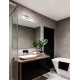 Chrome Aluminium & Acrylic LED 12W 1174Lm 3000 IP44 L: 49 W1: 3 W2: 7.5 H: 6.5 cm 787005
