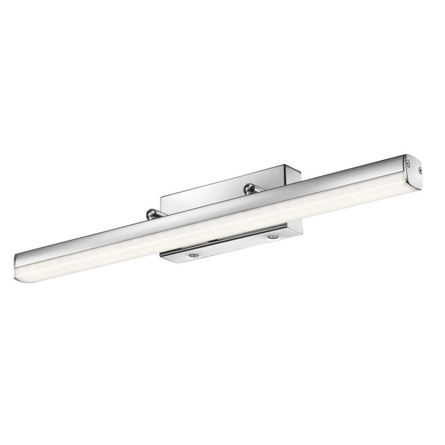Chrome Aluminium & Acrylic LED 12W 1174Lm 3000 IP44 L: 49 W1: 3 W2: 7.5 H: 6.5 cm 787005