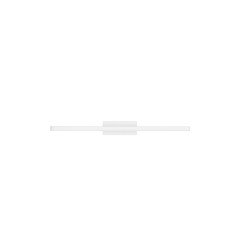 White Aluminium & Acrylic LED 18 Watt 230 Volt 1513Lm 3000K IP44 L: 63 W: 9 H: 7.5 cm 787012