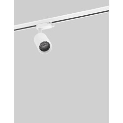 Sandy White Aluminium Black Honeycomb LED GU10 / MR16 1x10 Watt Adaptor 2 wires 230 Volt IP20 Bulb Excluded D: 6 H: 19.5 cm