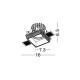 Black Aluminium L:7.3 H:8.5 IP54