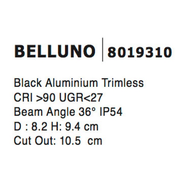 Black Aluminium D:8.2 H:9.4 IP54