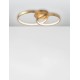 Golden Leaf Aluminium & Acrylic LED 44 Watt 230 Volt 2650Lm 3000 IP20 L: 64 W: 45 H: 14 cm 8100282