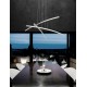 Chrome Aluminium & Acrylic LED 38 Watt 230 Volt 2650Lm 3000 IP20 L: 90 H: 120 cm 81007601