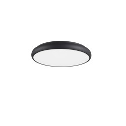 Black Aluminium Acrylic Diffuser LED 50 Watt 230 Volt 2750Lm 3000 IP20 D: 51 H: 9 cm 8100984
