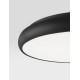 Black Aluminium Acrylic Diffuser LED 50 Watt 230 Volt 2750Lm 3000 IP20 D: 51 H: 9 cm 8100984