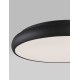 Black Aluminium Acrylic Diffuser LED 50 Watt 230 Volt 2750Lm 3000 IP20 D: 51 H: 9 cm 8100984