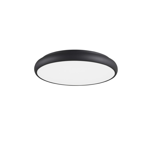 Black Aluminium Acrylic Diffuser LED 62 Watt 230 Volt 3410Lm 3000 IP20 D: 61 H: 9 cm 8100986 