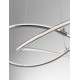 Chrome Aluminium & Acrylic LED 50 Watt 230 Volt 3250Lm 3000 IP20 D: 60 H: 120 cm 8101141