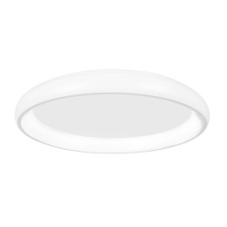 White Aluminium & Acrylic LED 80 Watt 230 Volt 4400Lm 3000 IP20 D: 81 H: 8.5 cm 8105607 D