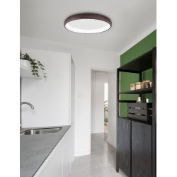 Brown Aluminium & Acrylic LED 50 Watt 230 Volt 2750Lm 3000 IP20 D: 61 H: 8.5 cm 8105612