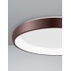 Brown Aluminium & Acrylic LED 50 Watt 230 Volt 2750Lm 3000 IP20 D: 61 H: 8.5 cm 8105612