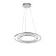Chrome Aluminium & Acrylic AdjusTable LED 55 Watt 230 Volt 3900Lm 3000 IP20 D: 60 H: 120 cm 8107401