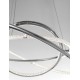 Chrome Aluminium & Acrylic AdjusTable LED 55 Watt 230 Volt 3900Lm 3000 IP20 D: 60 H: 120 cm 8107401