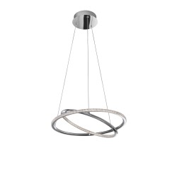 Chrome Aluminium & Acrylic AdjusTable LED 29 Watt 230 Volt 2010Lm 3000 IP20 D: 45 H: 120 cm 8107402