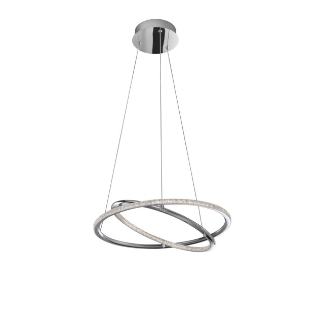 Chrome Aluminium & Acrylic AdjusTable LED 29 Watt 230 Volt 2010Lm 3000 IP20 D: 45 H: 120 cm 8107402