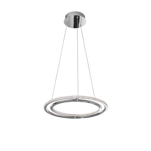 Chrome Aluminium & Acrylic AdjusTable LED 29 Watt 230 Volt 2010Lm 3000 IP20 D: 45 H: 120 cm 8107402