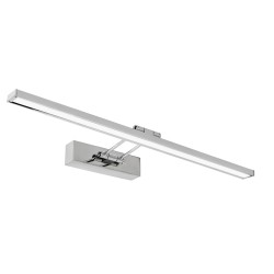 Chrome Aluminium & Acrylic LED 8 Watt 230 Volt 310Lm 4000K IP44 L: 63 W: 4.5 H: 19 cm 8141291