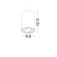 Σποτ Οροφής GU10 Μαύρο Gozzano 820002 NOVA LUCE