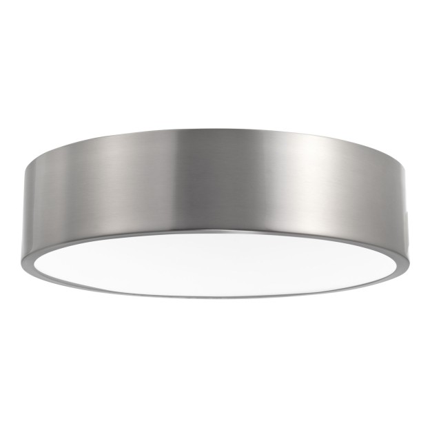 Ceiling lamp Satin Nickel Metal & Acrylic diffuser LED E27 3x60W D:45 H:11cm 8218404