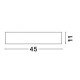 Ceiling lamp Satin Nickel Metal & Acrylic diffuser LED E27 3x60W D:45 H:11cm 8218404