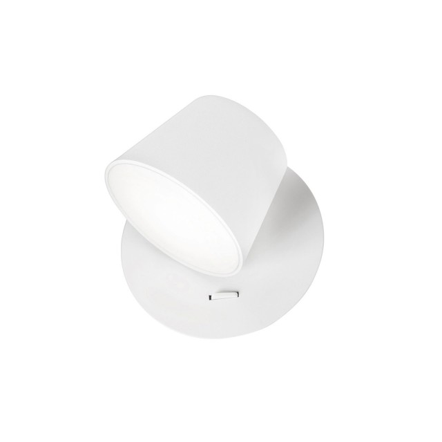 White Aluminium & Acrylic AdjusTable Switch On/Off LED Edison 6 Watt 230 Volt 528Lm 3000 IP20 D: 12 W: 12 H: 12 cm 8223601