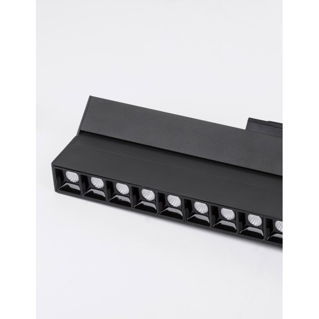 Sandy Black Aluminium 22W DC24V Philips L:40,2 W:3.4 H:11,6 2100Lm 4000K IP20