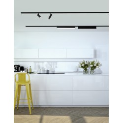 Sandy Black Aluminium 22W DC24V Philips L:40.7 W:3.4 H:11.6 1400Lm 4000K IP20