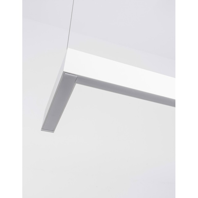 Sandy White Alum. 20W AC220-240V Epistar L:32.2 W:3.8 H:7 1380Lm 4000K IP20