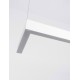 Sandy White Alum. 20W AC220-240V Epistar L:32.2 W:3.8 H:7 1380Lm 4000K IP20