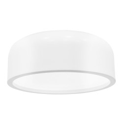 Ceiling Lamp White Metal & Acrylic Diffuser LED E27 2x40W D:35 H:13cm 826806