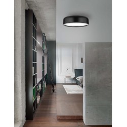 Φωτιστικό Οροφής Μαύρο Μεταλλικό E27 826809 Nova Luce