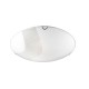 Ceiling lamp White Glass & Crystal LED E27 2x60Watt  D:30 H:8cm 8361601