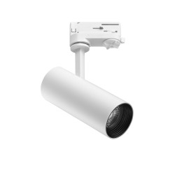 White Aluminium 12W Philips D:6.1 H:21 1200Lm 4000K IP20