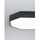 Sandy Black Aluminium Matt White Acrylic Diffuser LED 24 Watt 230 Volt 1380Lm 3000 IP20 D: 40 H: 6 cm 9001491