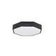 Sandy Black Aluminium Matt White Acrylic Diffuser LED 24 Watt 230 Volt 1380Lm 3000 IP20 D: 40 H: 6 cm 9001491