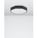 Sandy Black Aluminium Matt White Acrylic Diffuser LED 24 Watt 230 Volt 1380Lm 3000 IP20 D: 40 H: 6 cm 9001491